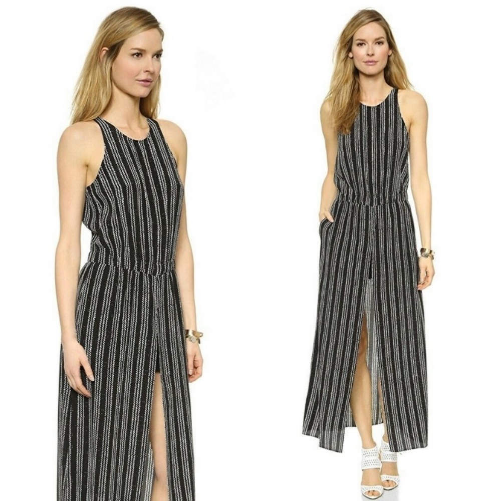 Club Monaco Silk Avina Romper Maxi Dress size 12